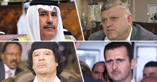 سفير روسيا السابق لدى قطر: الدوحة خططت لإسقاط مصر وسوريا بدعم الجماعات الإرهابية.. تيتورينكو: حمد بن جاسم أكد لى مشاركة الإمارة فى قصف ليبيا بـ6 طائرات.. ويؤكد: القطريون يريدون السيطرة على النفط والغاز الليبى