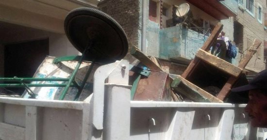  رفع 327 مخالفة مرافق واشغالات بطهطا فى سوهاج