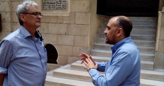 مدير معهد الآثار الألمانى ووفد أردنى يزورون متحف قصر المنيل