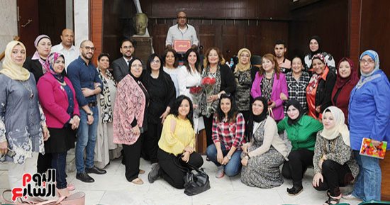 صور .. منى رجب تكرم كاتبات وإعلاميات فى الحفل السنوى لجمعية "الكاتبات المصريات"