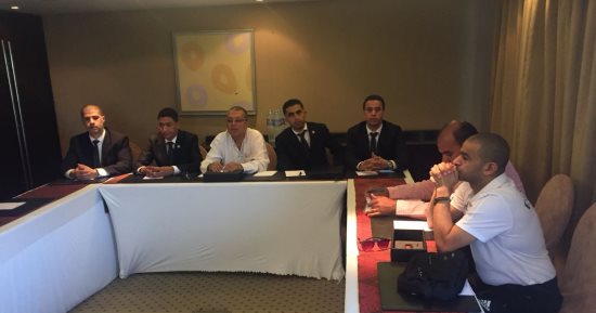 شاهد.. الاجتماع الفنى لمباراة منتخب شباب الصالات أمام أنجولا