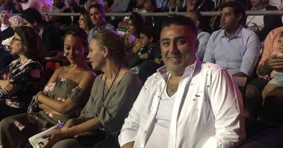 شيرين رضا ومنة شلبى وتامر حبيب فى نهائى بطولة الجونة للإسكواش