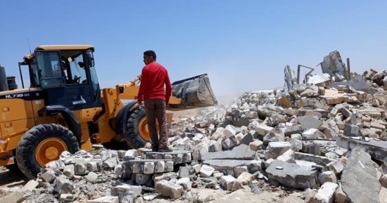 شاهد.. وزارة الآثار تزيل تعديات على 21 فدانا بالإسكندرية