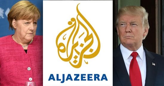 ماذا تقول الصحافة العالمية اليوم؟.. ترامب وميركل لم يخفيا خلافهما بشأن إيران والتجارة خلال لقائهما.. المرشحة لـCIA تتعهد بعدم استئناف برامج الاحتجاز والاستجواب.. وموظفو الجزيرة بلندن يضربون عن العمل بسبب الأجور