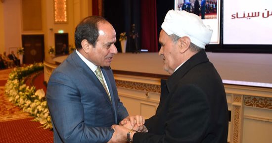 النائب على بدر: تكريم مجاهدى سيناء رسالة من الرئيس للمصريين بأهمية القبائل