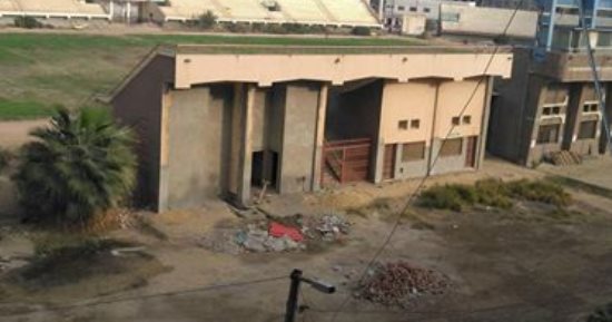 صور.. قارئ يشكو من إهمال استاد المنوفية الرياضى