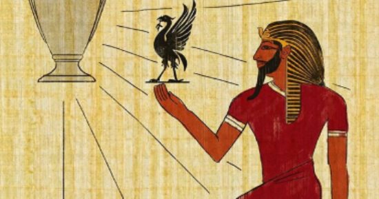 بردية فرعونية بريشة إنجليزية تنصب محمد صلاح "فرعونا" لدورى الأبطال