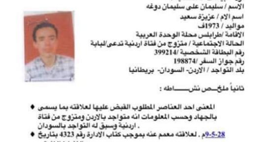 وثيقة مسربة تكشف علاقة الإخوانى الليبى سليمان دوغة بجماعات إرهابية