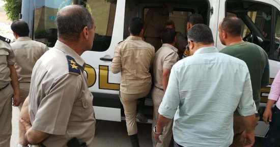 صور.. ضبط 6 بلطجية أثناء تنقيبهم عن الآثار بجوار معبد الملك بيبى بالشرقية
