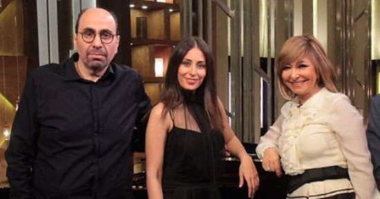 لميس الحديدى تنشر صور مع هبة طوجى وأسامة الرحبانى