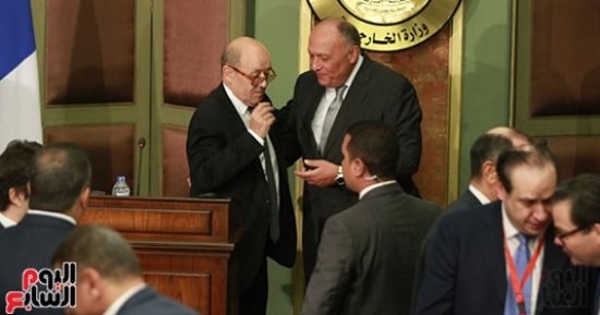 وزير الخارجية يكشف عن تحرك لوضع إطار مؤسسى يترجم العلاقات مع فرنسا - صور