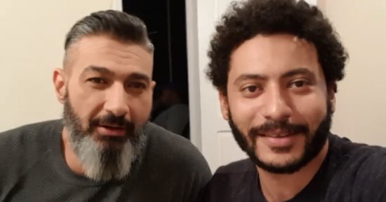 ياسر جلال ومحمد سلامة يهنئان أبطال فيلم "حرب كرموز"