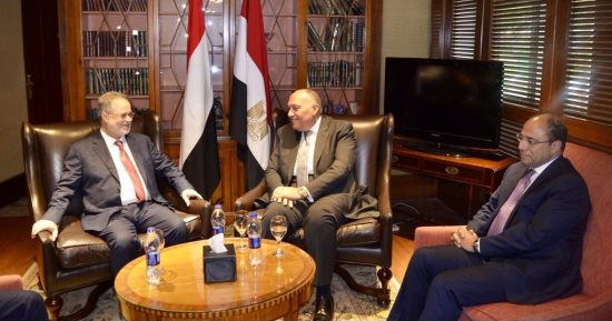 شكري لوزير خارجية اليمن: متلزمون بدعم استقرار بلادكم والحل السياسي للأزمة