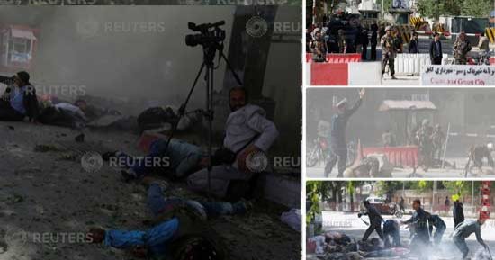 صور.. أفغانستان فى مصيدة الإرهاب.. 6 هجمات بالعاصمة وإقليمى ننجرهار وقندهار تسقط 39 قتيلا و58 مصابا بينهم مصور "فرانس برس".."داعش" يتبنى تفجيرى كابول..ومدير المخابرات الأفغانية السابق يحذر من سلسلة تفجيرات أخرى