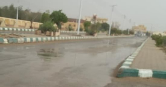 فيديو وصور.. عواصف ترابية وأمطار غزيرة تكتسح مركز الفرافرة بالوادى الجديد