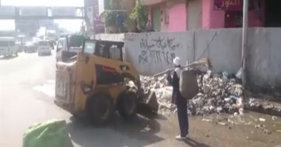 حملة نظافه بمحور 26 يوليو و طريق سقاره السياحى بالجيزة