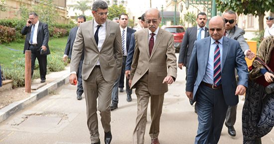 شريف إسماعيل يصل للبرلمان للقاء رئيس مجلس النواب 