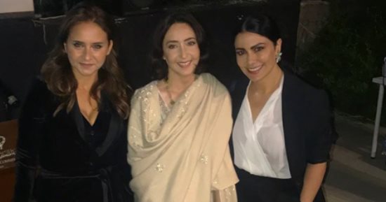 نيللى كريم تنشر صور مع الأميرة ريم العلى وصبا مبارك