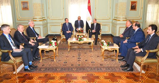 السيسى يشيد بالتطور الكبير في العلاقات الثنائية المتميزة بين مصر وقبرص