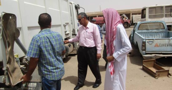 صور.. رئيس مدينة أبورديس يتفقد معدات السيول لمواجهة أى طوارئ