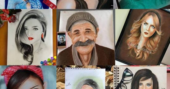 لا دخلنا فنون جميلة ولا شوفناها..سارة احترفت الرسم من غير تعليم
