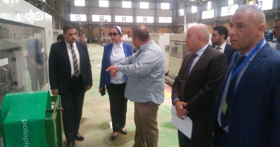 مركز تحديث الصناعة يزور مصنعين بالمنطقة الصناعية فى بياض العرب ببنى سويف