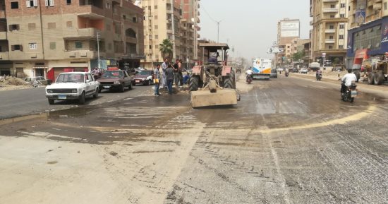 محافظ الشرقية يأمر بإزالة الجزيرة القاتلة بطريق الشوبك