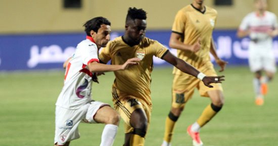 محمود علاء يتعادل للزمالك من ركلة جزاء فى مرمى الإنتاج