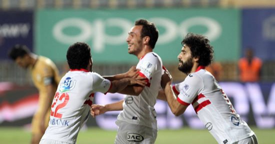 صور.. الزمالك يهزم الإنتاج 3-1 ويواجه الإسماعيلى فى نصف نهائى كأس مصر