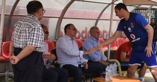 الخطيب يطمئن على حالة رامى ربيعة