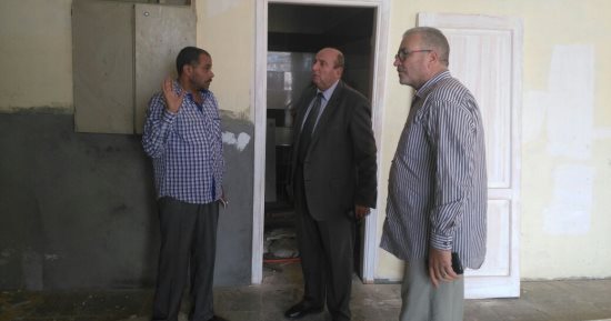 مدير عام الإسكان بالمنوفية يتفقد المبنى الإدارى لوحدة تراخيص مرور قويسنا