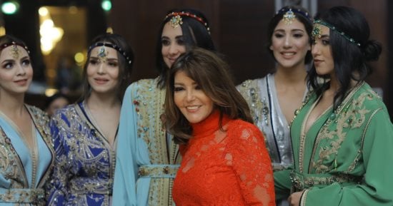  سهام الهبطى وآمال بلقايد تعرضان القفطان المغربى فى احتفالية بحضور الديفا