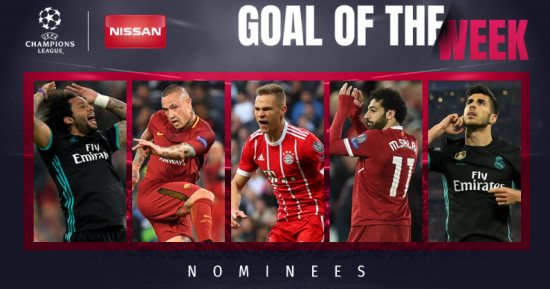 شاهد.. محمد صلاح ينافس على جائزة أفضل هدف بنصف نهائى دورى أبطال أوروبا