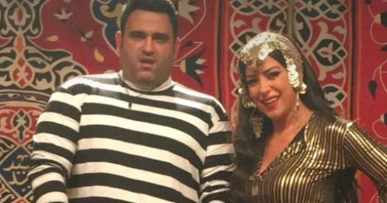 صور.. ريم مصطفى "غزية" وأكرم حسنى بلطجى فى "الوصية" قبل عرضه على cbc