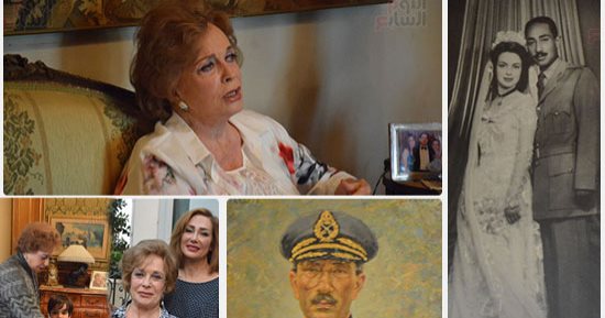 70 عاما مرت على زواجهما وما زالت تحتفل بذكرى الزواج حتى بعد الرحيل.. جيهان السادات تعيد إحياء يوم زفافها وتحتفل مع أسرتها والعاملين بالمنزل.. وتؤكد: زواجى من البطل أنور السادات أحسن حاجة حصلت فى حياتى