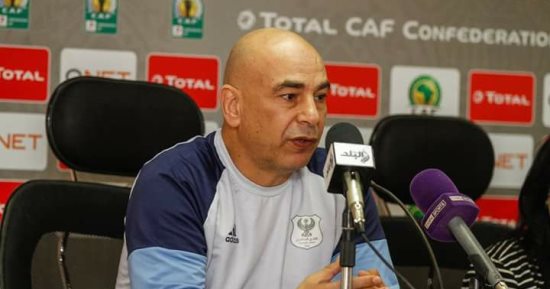 مؤتمر صحفى لحسام حسن قبل المران الأخير لفريق المصرى عصر اليوم 