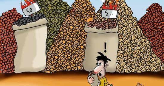 حال الدنيا .. أسعار ياميش رمضان.فى كاريكاتير " اليوم السابع"
