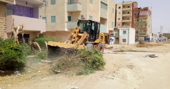 تنفيذ ازدواج شارع العدل بالخارجة بتكلفة 3 ملايين جنيه