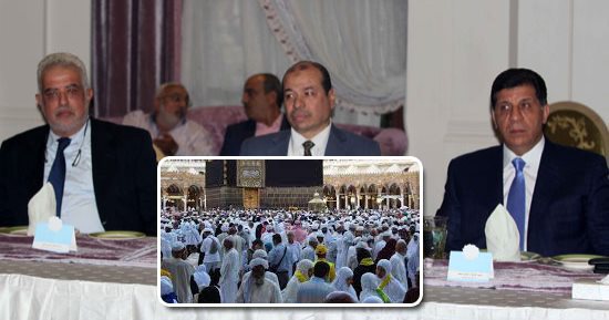 رئيس العليا للحج السياحى: تخصيص بعثات طيبة لحجاج السياحة.. مشايخ الأزهر يرافقون ضيوف الرحمن للرد على الفتاوى الدينية.. رفع الجزاءات عن 157 شركة.. و11%زيادة فى عدد المتقدمين للحج بإجمالى 120 ألفا و810 مواطنين
