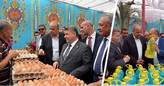 مرحب شهر الصوم.. معارض الحكومة للسلع المخفضة تجذب المواطنين فى الأقصر والقليوبية قبل الشهر الكريم.. مأكولات ومشروبات وأدوات منزلية وفوانيس.. والغرف التجارية تعلن تخفيض الأسعار 20% بمعارض أهلاً رمضان.. صور