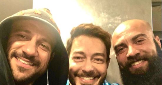 الصدفة تجمع زاهر مع مكى فى الجيم بصحبة خبير التأهيل البدنى محمد أبو النجا