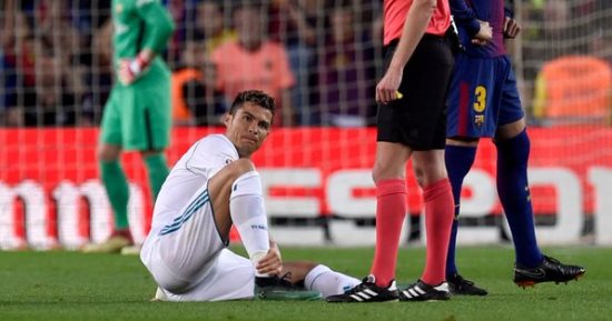 ريال مدريد يصدر بيانا بشأن إصابة كريستيانو رونالدو فى الكلاسيكو