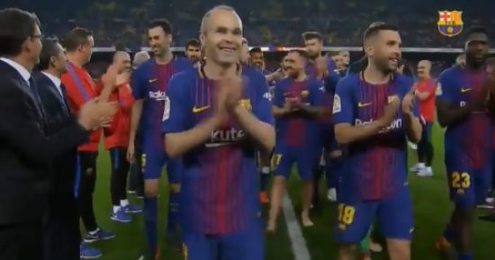 شاهد.. كيف رد برشلونة على رفض الممر الشرفى من ريال مدريد