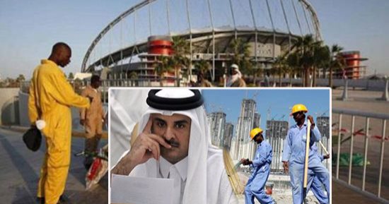 انتفاضة عالمية ضد قطر لحماية العمال.. بريطانيا تضغط بقوة على إمارة الإرهاب لوقف "الاستعباد".. الخارجية الأمريكية تؤكد انتهاك الدوحة لحقوق عمال مونديال 2022.. والإمارة تسجل أعلى الأرقام عالميا فى وفيات العمالة