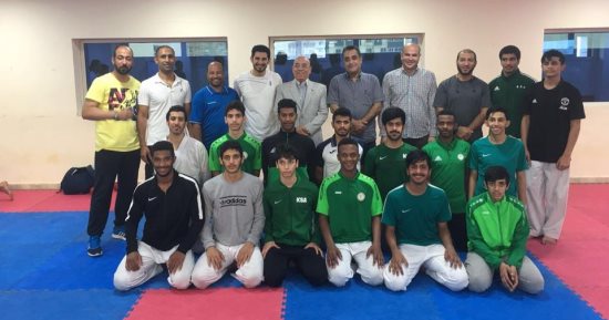 الكاراتيه السعودى يعسكر فى المركز الأوليمبى بالمعادى