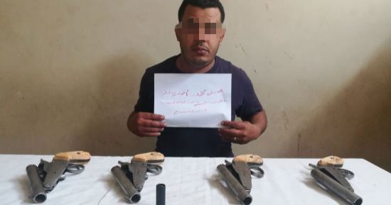 "مكافحة المخدرات" تضبط عاطلا بحوزته حشيش و4 فرد خرطوش بالمرج