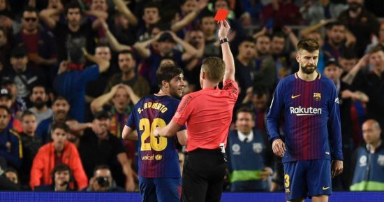 رسمياً.. سيرجي روبيرتو يغيب عن برشلونة فى السوبر الإسبانى