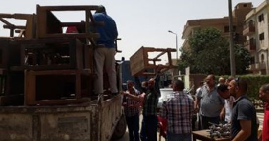 رفع وإزالة 385 حالة إشغال طريق فى حملة مكبرة بالبحيرة