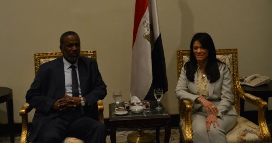 رانيا المشاط ونظيرها السودانى يبحثان تنمية السياحة النيلية بين البلدين
