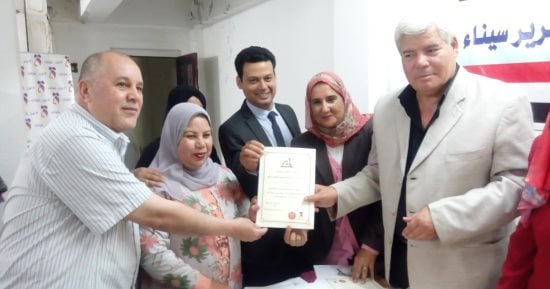 القومي للمرأة تكرم محرر "اليوم السابع" بجنوب سيناء